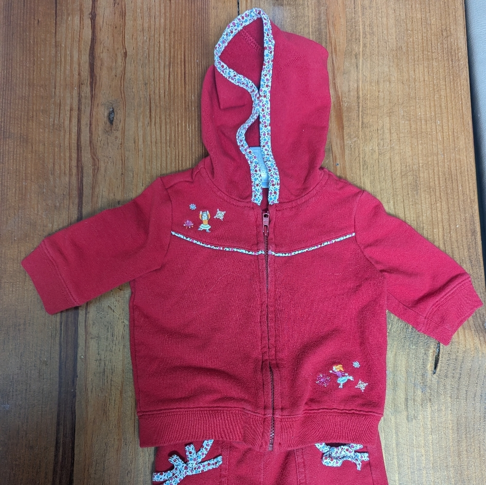 Janie and Jack Sweater and Pants Set 0-3M